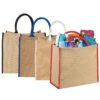 Personalise Large Jute Tote with Logo | Eco Gifts
