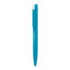 Bright blue modern stylus pen isolated on white