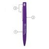 Purple Scottish Parliament branded ballpoint pen