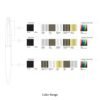 Color options for customizable products with labels