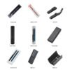 Assorted writing pens in various packaging