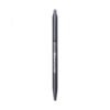 Black retractable eyeliner pen isolated on white