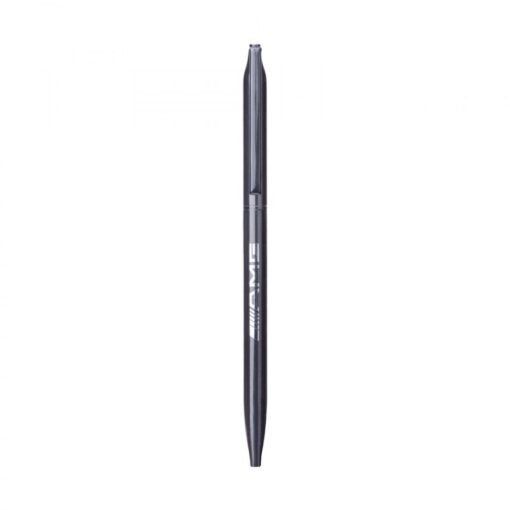 Black retractable eyeliner pen isolated on white