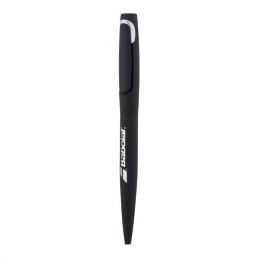 Black Babolat branded ergonomic pen isolated on white