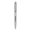 Silver branded ballpoint pen with House Trip logo