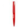 Red Coca-Cola branded pen on white background