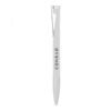 White Conrad branded stylus pen on white background