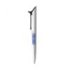 White branded pen with black clip and logo