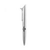 Silver retractable ballpoint pen