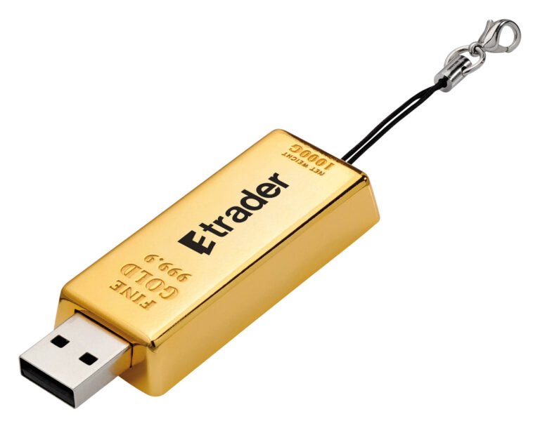 Custom Gold Bar Usb with Logo