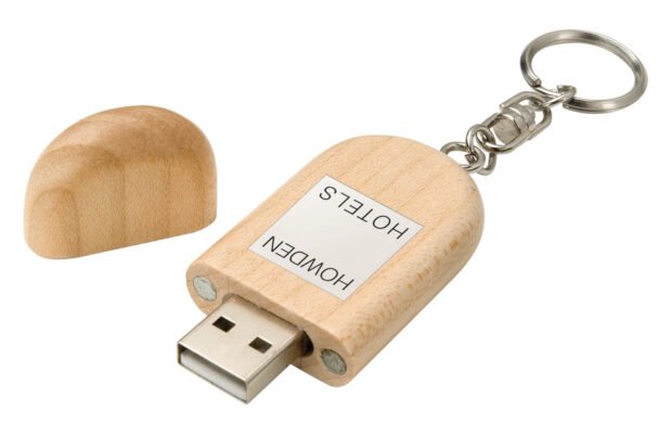 Custom Mini Bamboo Usb with Logo