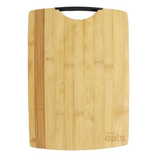 Bamboo Uber Eats branded cutting board