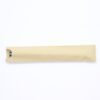 Brown paper tube on white background