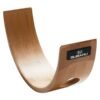 Subaru branded wooden phone stand on white background
