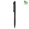 Black eco-friendly TUMI pen with CO2 neutral label