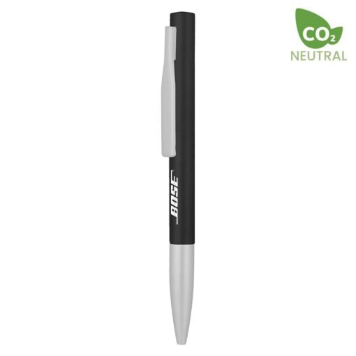 Black and silver Bic pen labelled CO2 Neutral